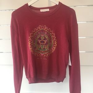 Spiritual Gangster - Floral Crew Neck